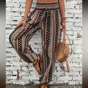 Boho Graphic Pants